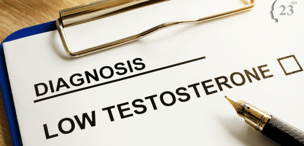 diagnosis of low testosterone levels in men